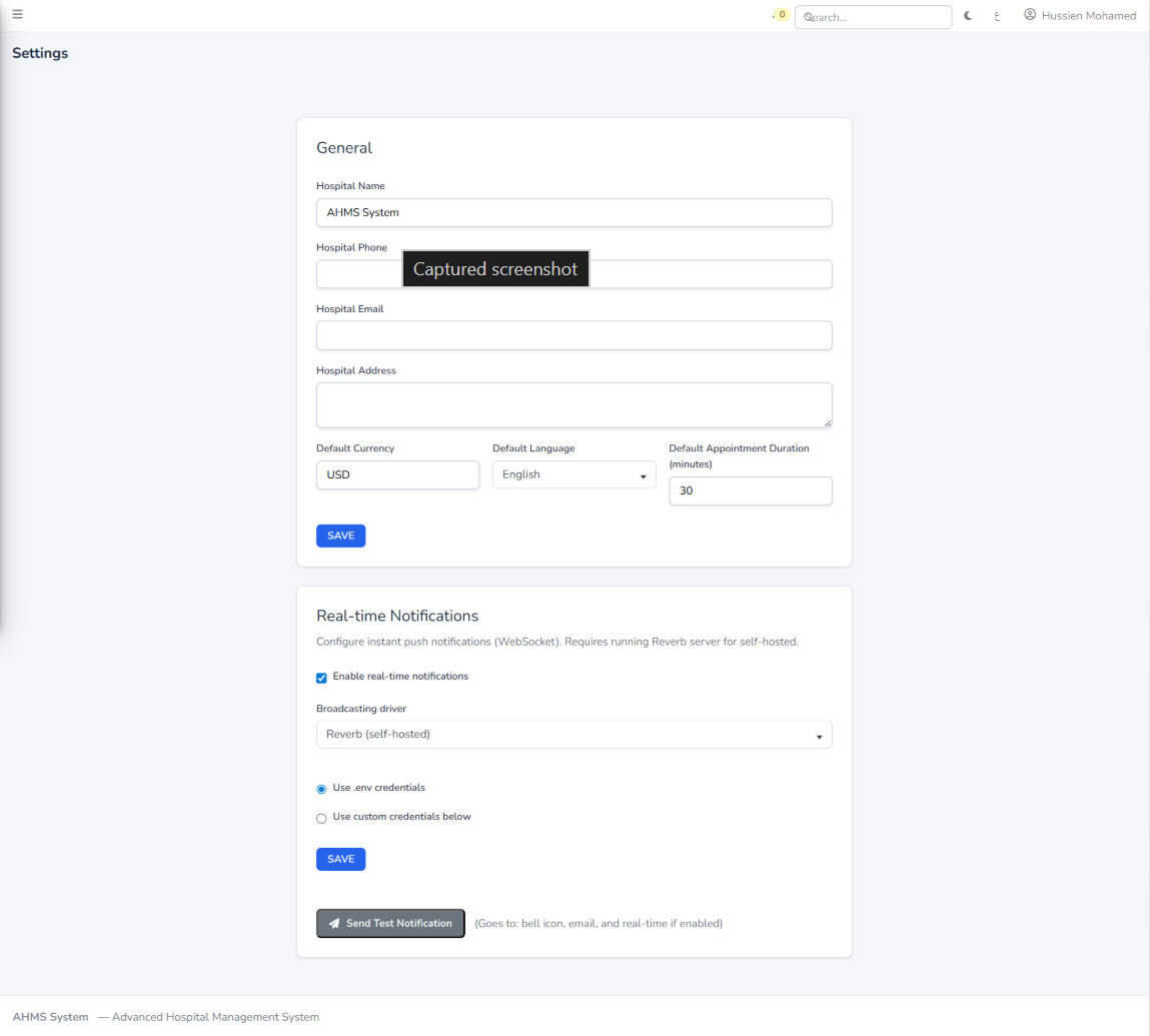 Advanced Hospital Management System